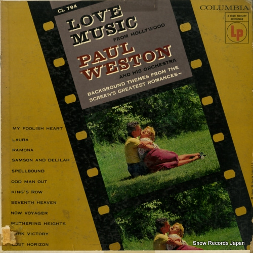 WESTON, PAUL love music from hollywood CL794