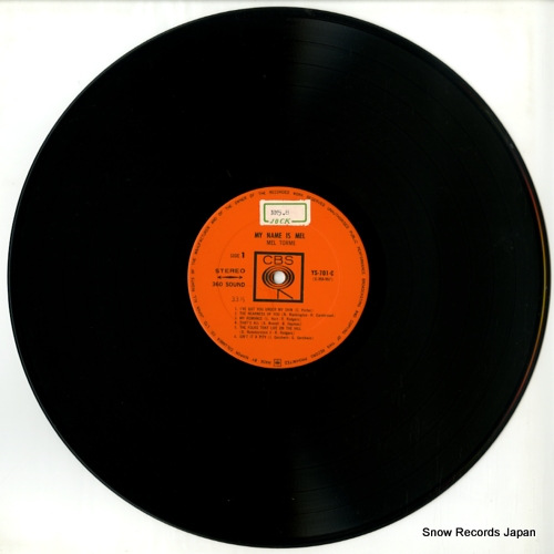 TORME, MEL my name is mel YS-701-C