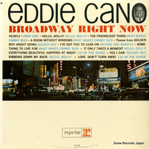 CANO, EDDIE broadway right now R-6124