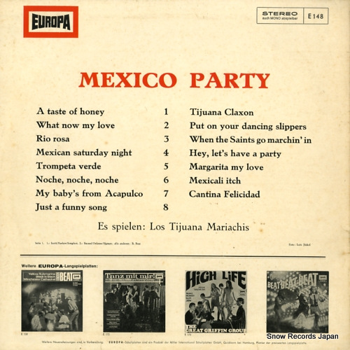 LOS TIJUANA MARIACHIS mexico party E148