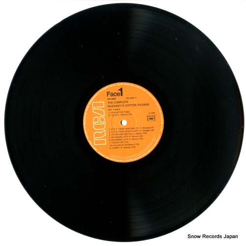 ޥˡåȥ󡦥ԥå the complete mckinney's cotton pickers volume 1/2 PM42407