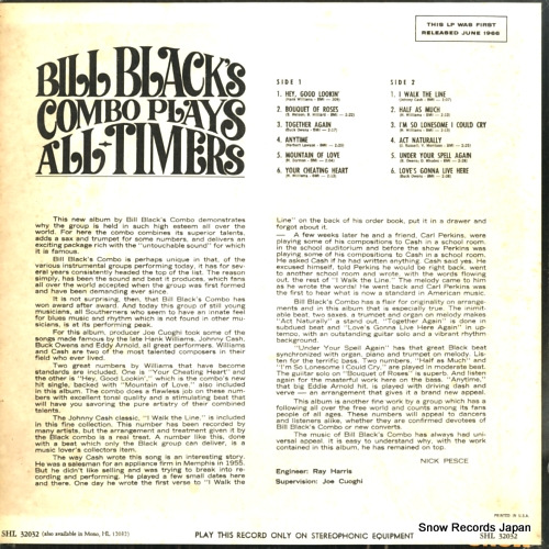 BLACK, BILL all-timers SHL32032