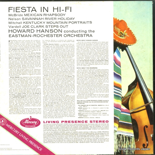 HANSON, HOWARD fiesta in hi-fi SR90134