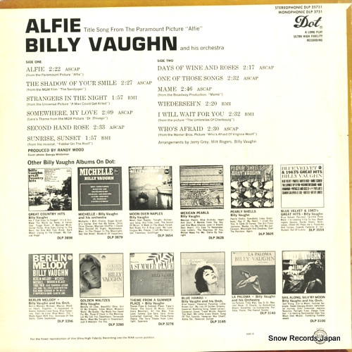 VAUGHN, BILLY alfie DLP25751