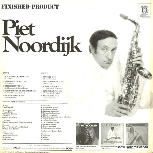 NOORDIJK, PIET finished product OM555.063