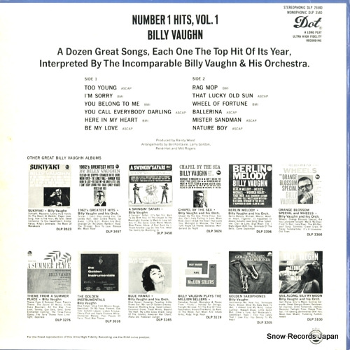ӥ꡼ number 1 hits, vol.1 DLP25540