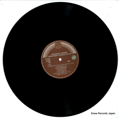 PONTI, MICHAEL scriabin; piano music vol.10 H-4749