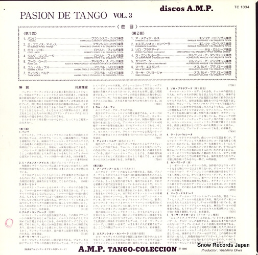 V/A pasion de tango vol.3 TC-1034