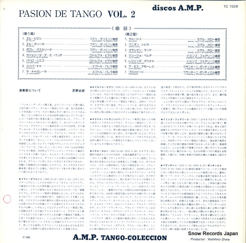 V/A pasion de tango vol.2 TC-1028