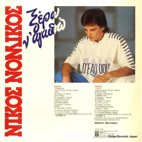 NIKOS NOMIKOS i know how to love 14C0621701541