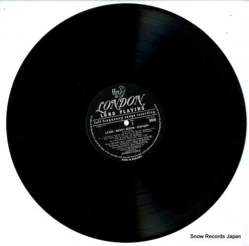 ٥ȡȥ lehar; the merry widon LONDON5484