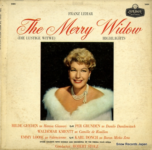 ٥ȡȥ lehar; the merry widon LONDON5484