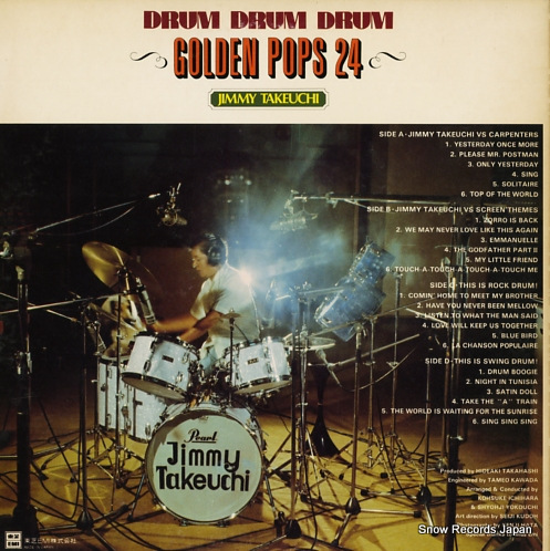 TAKEUCHI, JIMMY drum drum drum golden pops 24 TP-60065