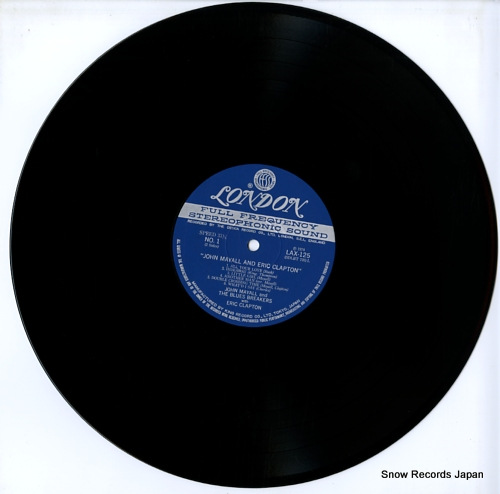 MAYALL, JOHN, AND THE BLUES BREAKERS WITH ERIC CLAPTON john mayall and eric clapton LAX125