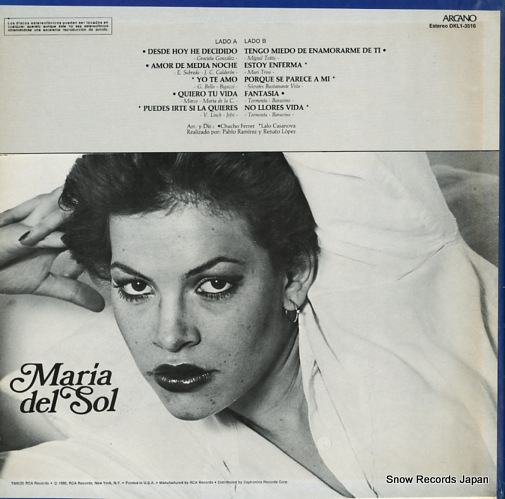 SOL, MARIA DEL maria del sol DKL1-3516