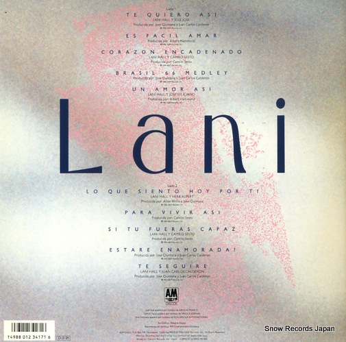 HALL, LANI lo mejor de lani C28Y3157