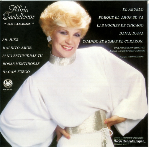 CASTELLANOS, MIRLA sus canciones HIL-80390