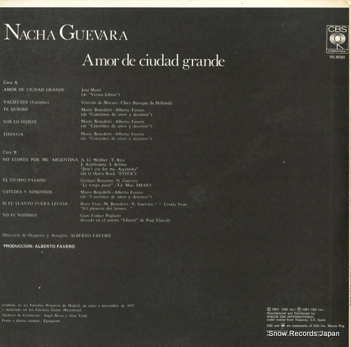 GUEVARA, NACHA amor de ciudad grande HIL-80303