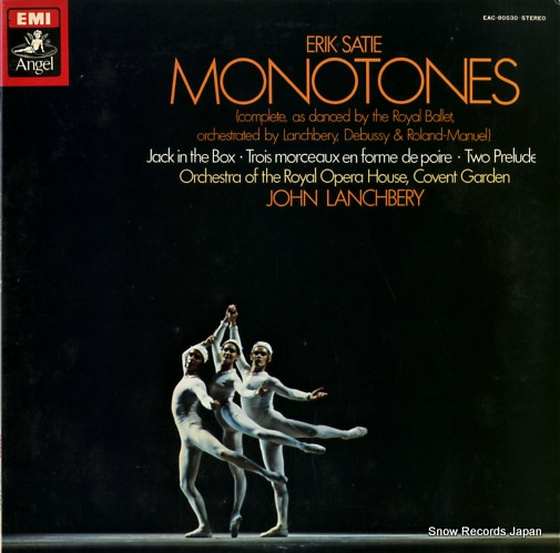 LANCHBERY, JOHN satie; monotones EAC-80530