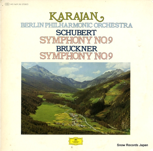 KARAJAN, HERBERT VON schubert; symphony no.9 MG9479