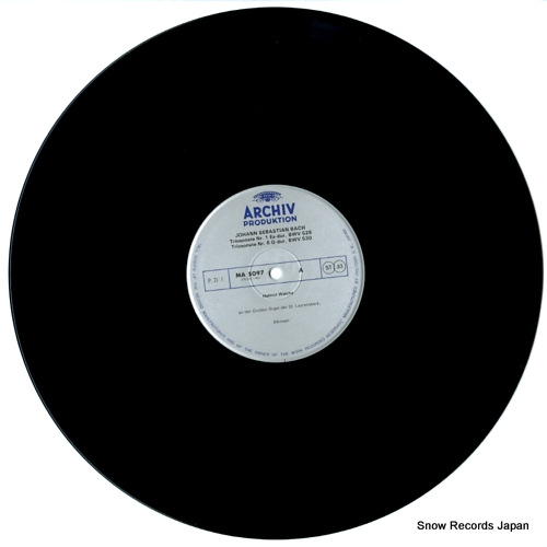 WALCHA, HELMUT bach; 2 triononaten, 4 duette MA5097