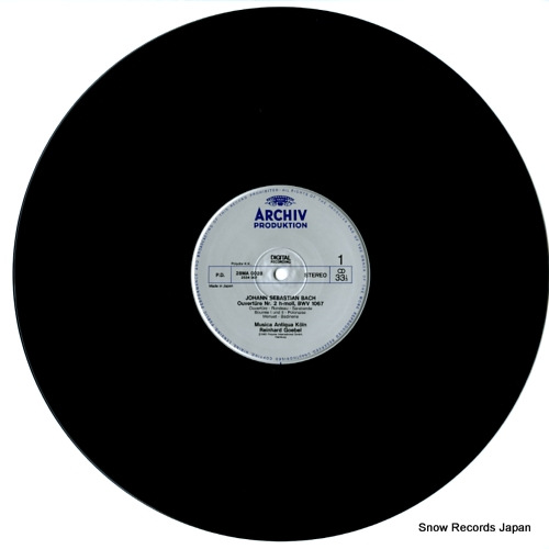 MUSICA ANTIQUA KOLN bach; ouverturen / suites 28MA0028