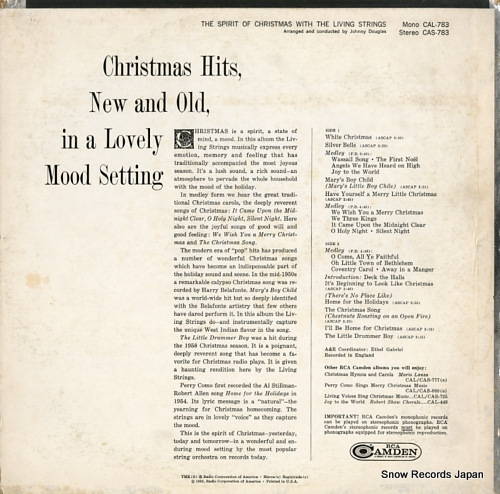 LIVING STRINGS the spirit of christmas CAS783