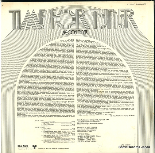 ޥåʡ time for tyner BST84307