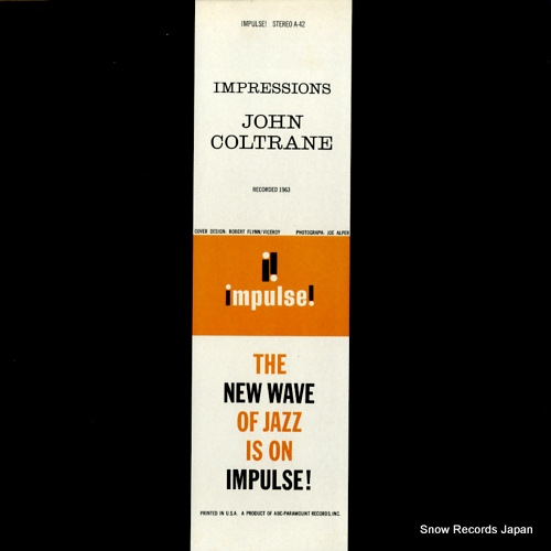 COLTRANE, JOHN impressions AS-42