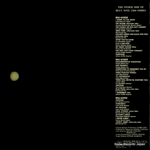 V/A the other side of blue note 1500 series BNJ-61008