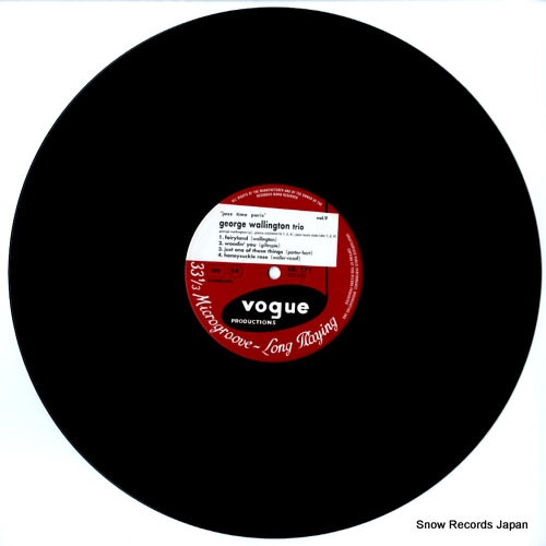 WALLINGTON, GEORGE george wallington trio BVJJ-2940