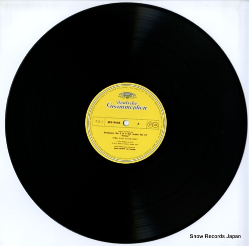 KARAJAN, HERBERT VON beethoven; symphony no.3 