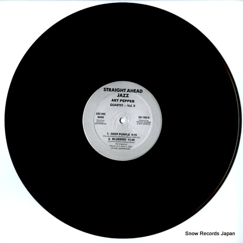 PEPPER, ART straight ahead jazz vol. two SAJ-1004
