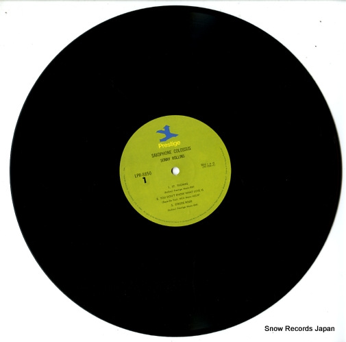 ROLLINS, SONNY saxophone colossus LPR-8850