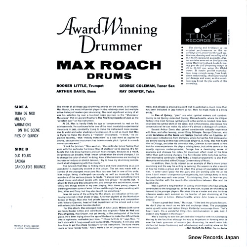 ROACH, MAX award winning drummer CEJC00072