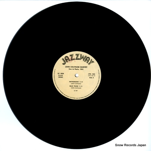 COLTRANE, JOHN live in paris, 1961 LTM-1503