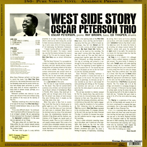 PETERSON, OSCAR west side story LPZ-2021