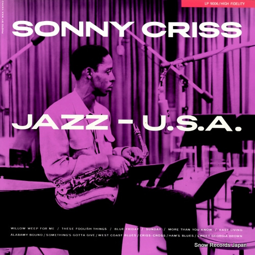 CRISS, SONNY jazz - u.s.a. TOJJ-5801