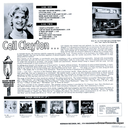 CLAYTON, CEIL ceil clayton NCSP97-04