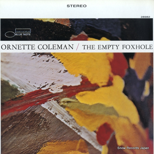 COLEMAN, ORNETTE the empty foxhole B1-28982