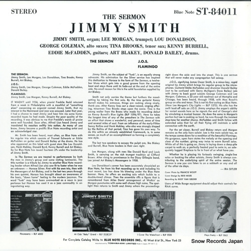 SMITH, JIMMY the sermon! BN4011
