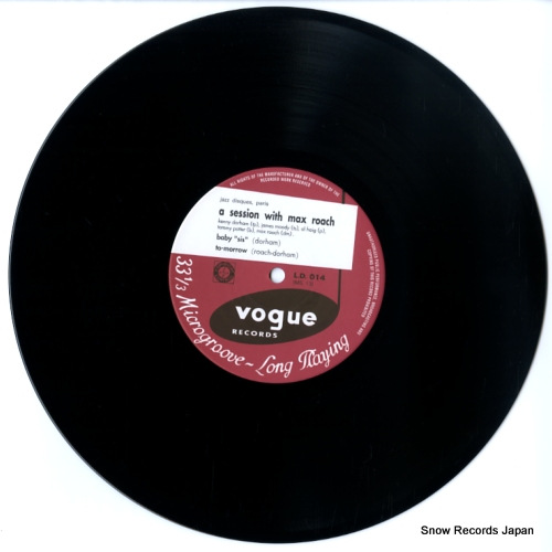 ROACH, MAX a session with max roach BVJJ-2953
