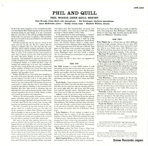 WOODS, PHIL, AND GENE QUILL phil and quill LPM-1284/BVJJ-2816