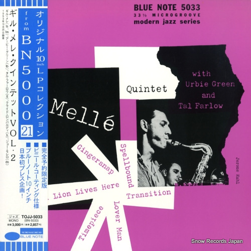 MELLE, GIL gil melle quintet vol.2 TOJJ-5033