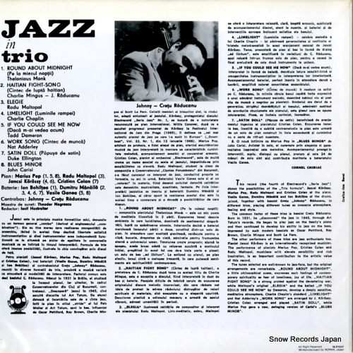 ˡǥ奫 jazz in trio NLP1007