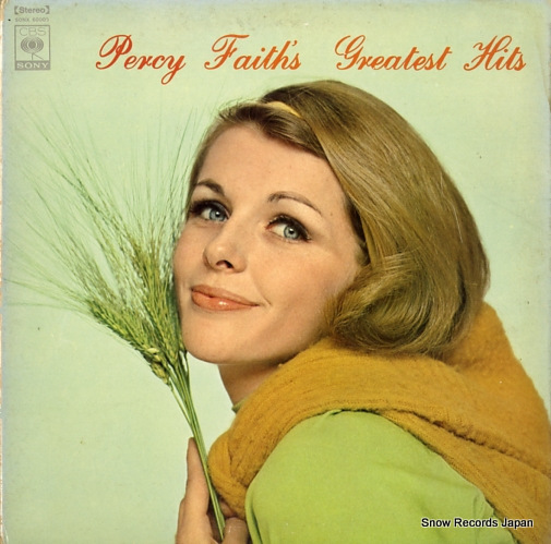 FAITH, PERCY percy faith's greatest hits SONX60005
