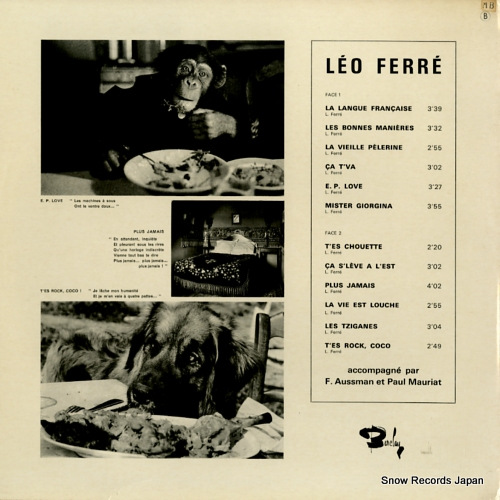 FERRE, LEO leo ferre 80185