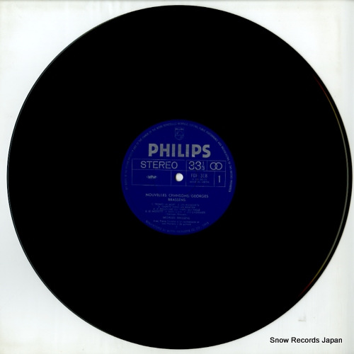 BRASSENS, GEORGES nouvelles chansons FDX-318