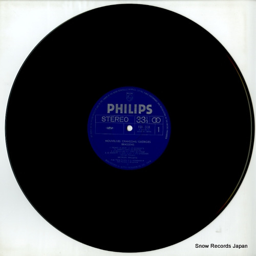 BRASSENS, GEORGES nouvelles chansons FDX-318
