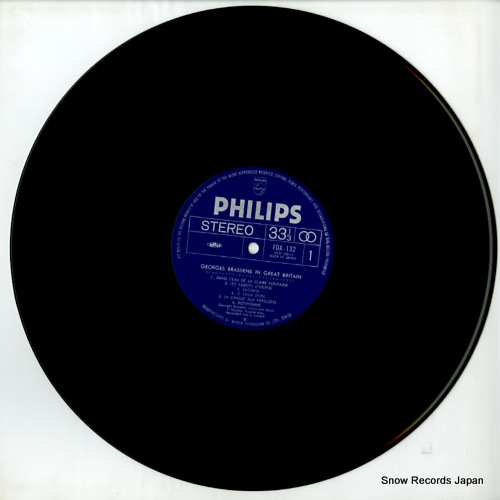 BRASSENS, GEORGES georges brassens in great britain FDX-132